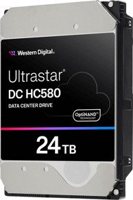 WD/HGST Tvrdi disk Ultrastar DC HC580, 24 TB, 7200 okr./min, 512 MB, SATA, 3.5"